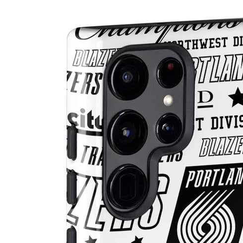 NBA Portland Trail Blazers Historic Blast Galaxy S22 Ultra Pro Case