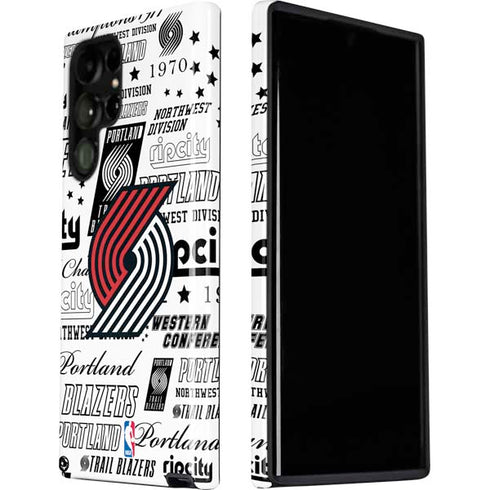 NBA Portland Trail Blazers Historic Blast Galaxy S22 Ultra Pro Case