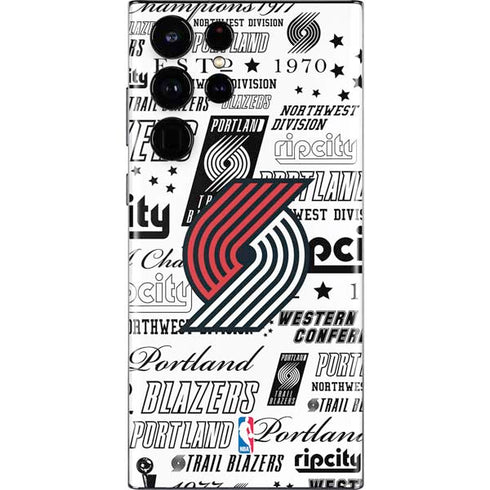 NBA Portland Trail Blazers Historic Blast Galaxy S22 Ultra Skin