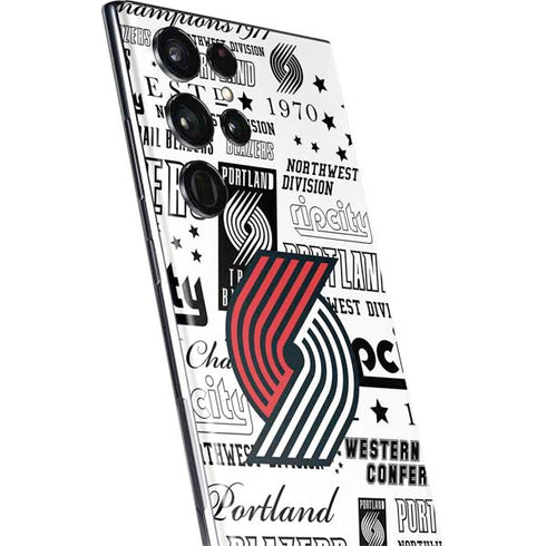 NBA Portland Trail Blazers Historic Blast Galaxy S22 Ultra Skin