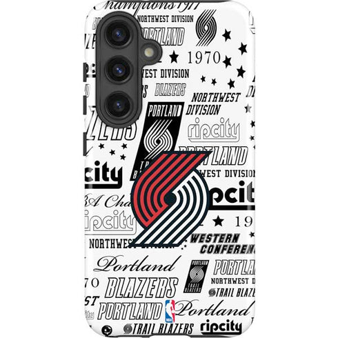 NBA Portland Trail Blazers Historic Blast Galaxy S24 Impact Case