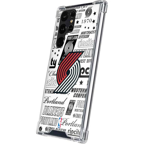 NBA Portland Trail Blazers Historic Blast Galaxy S24 Ultra Clear Case