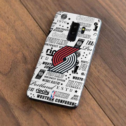 NBA Portland Trail Blazers Historic Blast Galaxy S9 Plus Skin