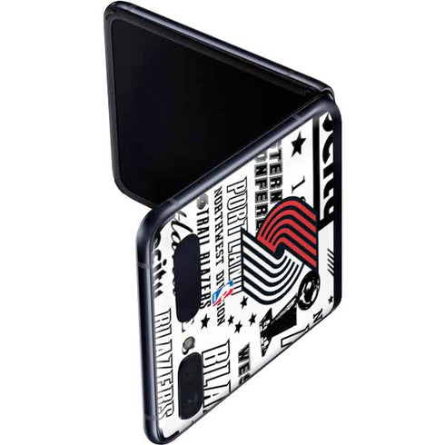 NBA Portland Trail Blazers Historic Blast Galaxy Z Flip Skin