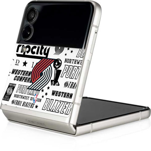 NBA Portland Trail Blazers Historic Blast Galaxy Z Flip4 5G Skin
