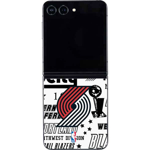 NBA Portland Trail Blazers Historic Blast Galaxy Z Flip5 5G Skin