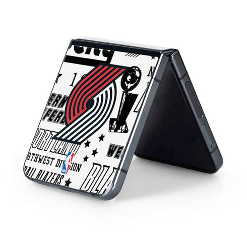 NBA Portland Trail Blazers Historic Blast Galaxy Z Flip5 5G Skin