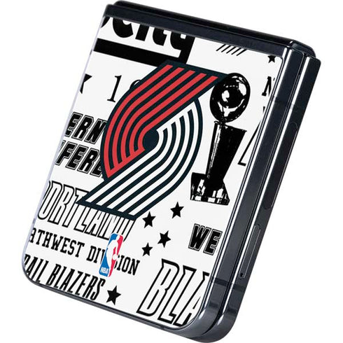 NBA Portland Trail Blazers Historic Blast Galaxy Z Flip5 5G Skin