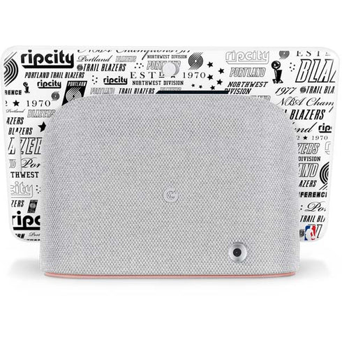 NBA Portland Trail Blazers Historic Blast Google Home Hub Skin