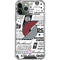 NBA Portland Trail Blazers Historic Blast iPhone 11 Pro Max Clear Case