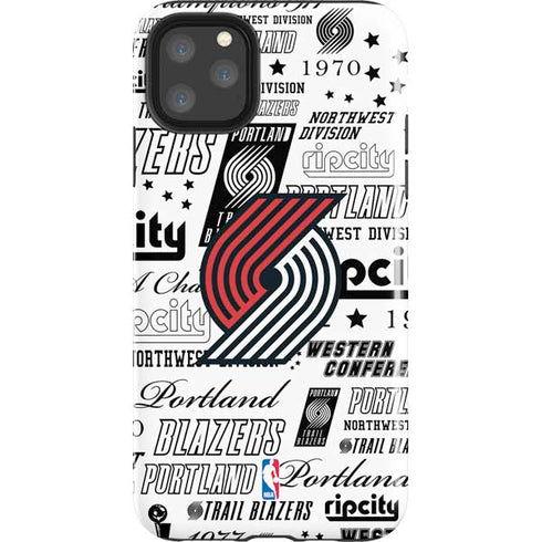 NBA Portland Trail Blazers Historic Blast iPhone 11 Pro Max Impact Case