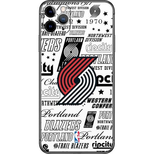 NBA Portland Trail Blazers Historic Blast iPhone 11 Pro Max Skin