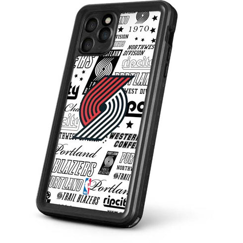 NBA Portland Trail Blazers Historic Blast iPhone 11 Pro Max Waterproof Case