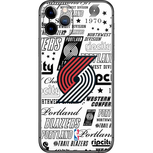NBA Portland Trail Blazers Historic Blast iPhone 11 Pro Skin