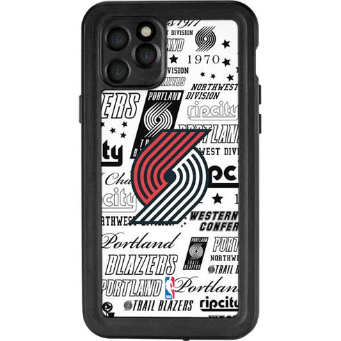 NBA Portland Trail Blazers Historic Blast iPhone 11 Pro Waterproof Case