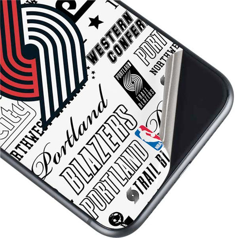 NBA Portland Trail Blazers Historic Blast iPhone 11 Skin