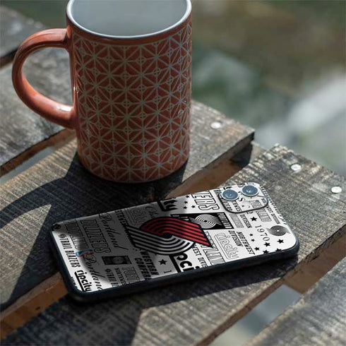 NBA Portland Trail Blazers Historic Blast iPhone 11 Skin
