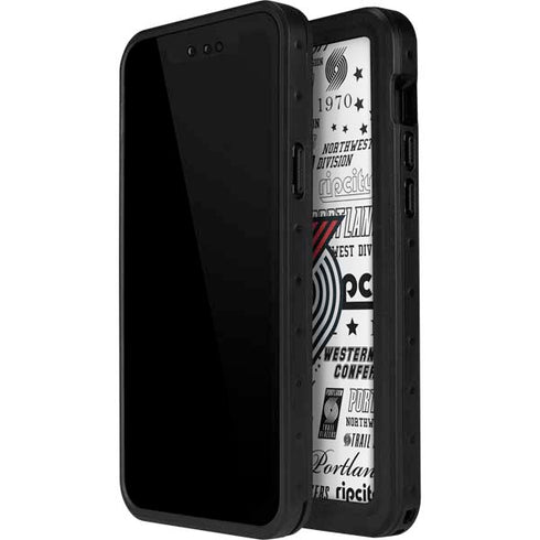 NBA Portland Trail Blazers Historic Blast iPhone 12 Mini Waterproof Case