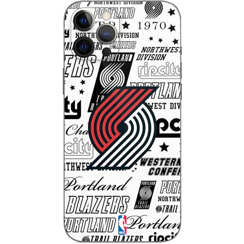 NBA Portland Trail Blazers Historic Blast iPhone 12 Pro Max Skin