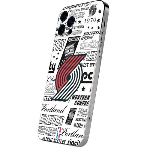 NBA Portland Trail Blazers Historic Blast iPhone 12 Pro Max Skin
