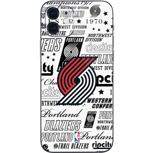 NBA Portland Trail Blazers Historic Blast iPhone 12 Skin