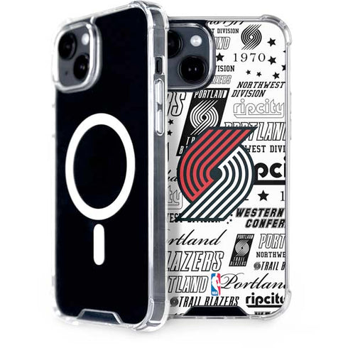 NBA Portland Trail Blazers Historic Blast iPhone 13 MagSafe Case