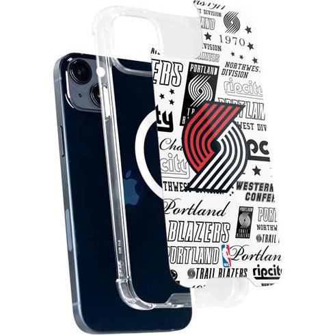 NBA Portland Trail Blazers Historic Blast iPhone 13 MagSafe Case