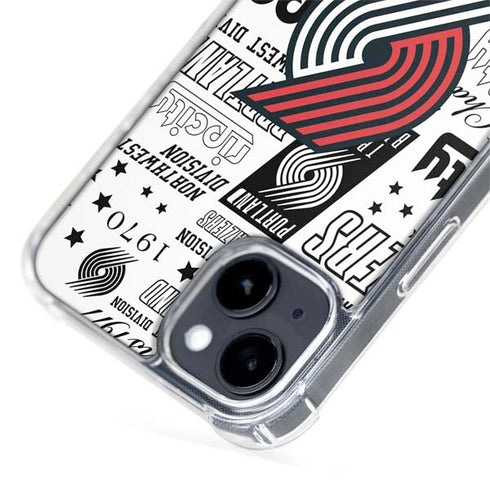 NBA Portland Trail Blazers Historic Blast iPhone 13 MagSafe Case