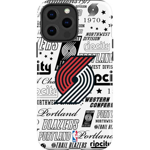 NBA Portland Trail Blazers Historic Blast iPhone 13 Pro Max Impact Case