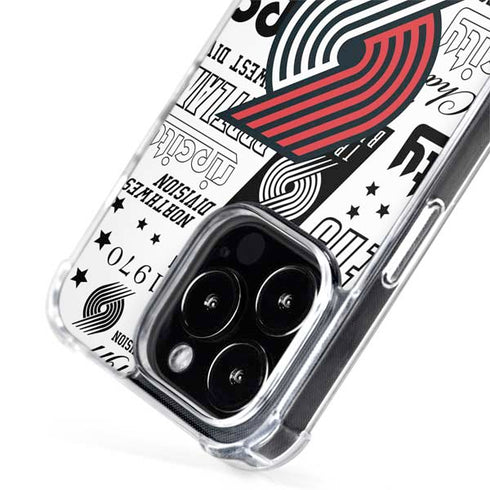 NBA Portland Trail Blazers Historic Blast iPhone 15 Pro Max MagSafe Case