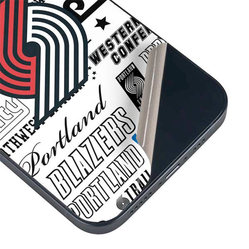 NBA Portland Trail Blazers Historic Blast iPhone 14 Skin