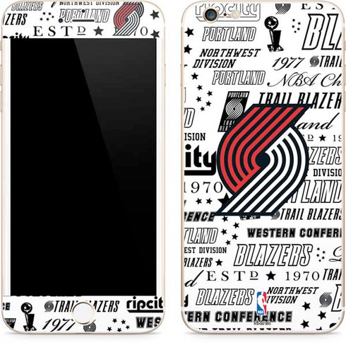 NBA Portland Trail Blazers Historic Blast iPhone 6/6s Plus Skin