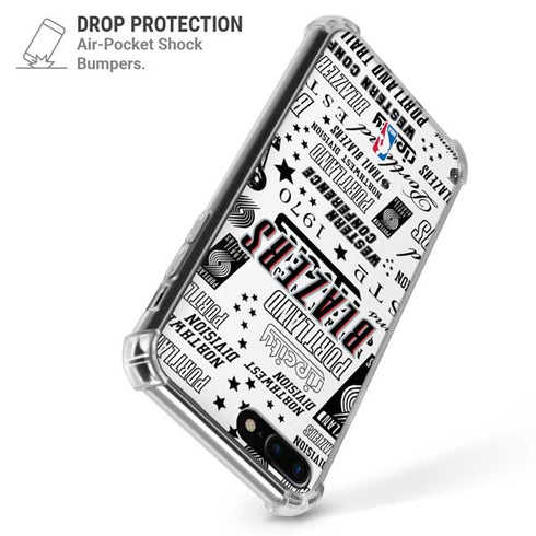NBA Portland Trail Blazers Historic Blast iPhone 7/8 Plus Clear Case
