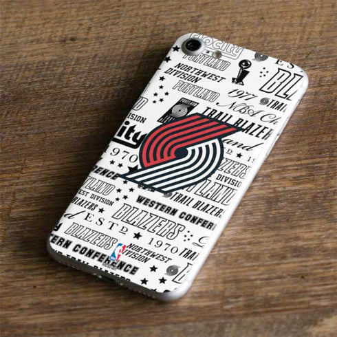 NBA Portland Trail Blazers Historic Blast iPhone 7 Skin
