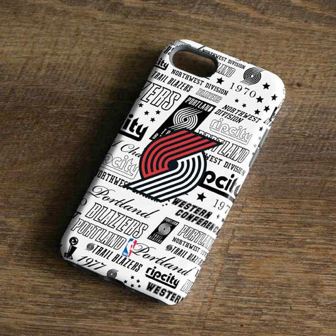 NBA Portland Trail Blazers Historic Blast iPhone 8 Pro Case