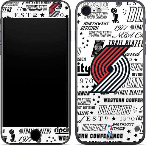 NBA Portland Trail Blazers Historic Blast iPhone 8 Skin