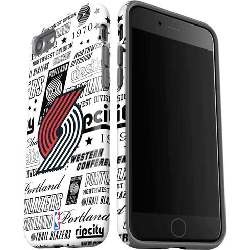 NBA Portland Trail Blazers Historic Blast iPhone SE (2nd & 3rd Gen) Pro Case