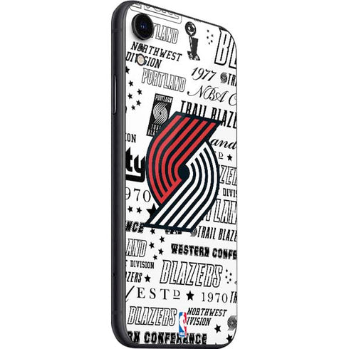 NBA Portland Trail Blazers Historic Blast iPhone SE (2nd & 3rd Gen) Skin