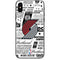 NBA Portland Trail Blazers Historic Blast iPhone X Skin