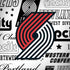 NBA Portland Trail Blazers Historic Blast iPhone X Skin