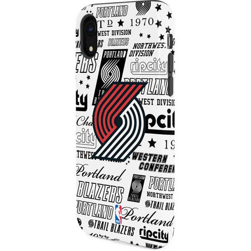 NBA Portland Trail Blazers Historic Blast iPhone XR Pro Case