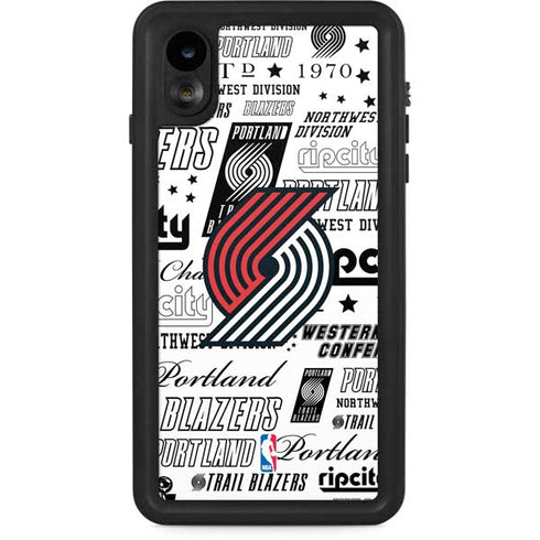 NBA Portland Trail Blazers Historic Blast iPhone XR Waterproof Case