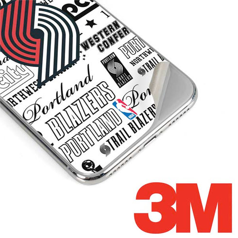 NBA Portland Trail Blazers Historic Blast iPhone XS Max Skin