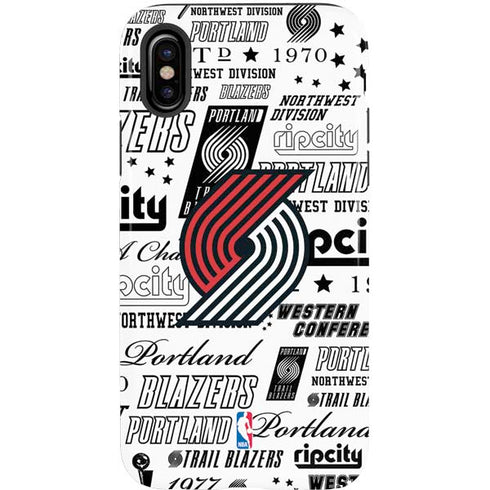NBA Portland Trail Blazers Historic Blast iPhone XS Pro Case