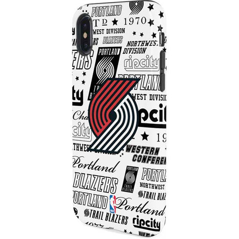 NBA Portland Trail Blazers Historic Blast iPhone XS Pro Case