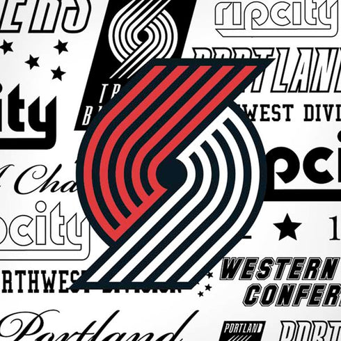 NBA Portland Trail Blazers Historic Blast iPhone XS Skin
