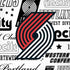 NBA Portland Trail Blazers Historic Blast iPhone XS Skin