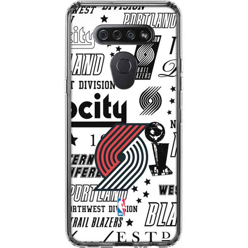 NBA Portland Trail Blazers Historic Blast LG K51/Q51 Clear Case