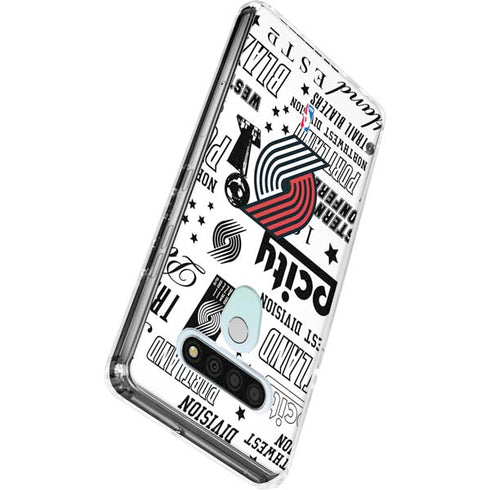 NBA Portland Trail Blazers Historic Blast LG Stylo 6 Clear Case