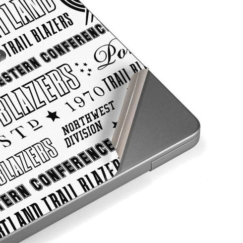 NBA Portland Trail Blazers Historic Blast MacBook Pro 14in (2021-24) Skin